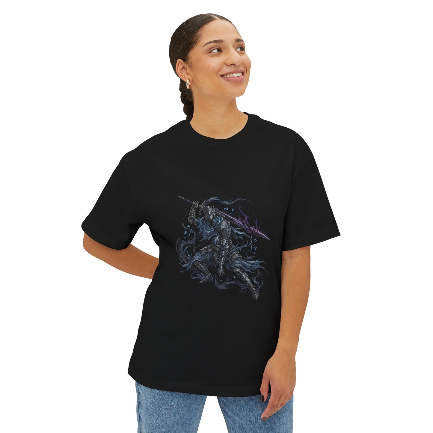 Knight Artorias with Greatsword of Artorias Premium Oversized Unisex T-Shirt
