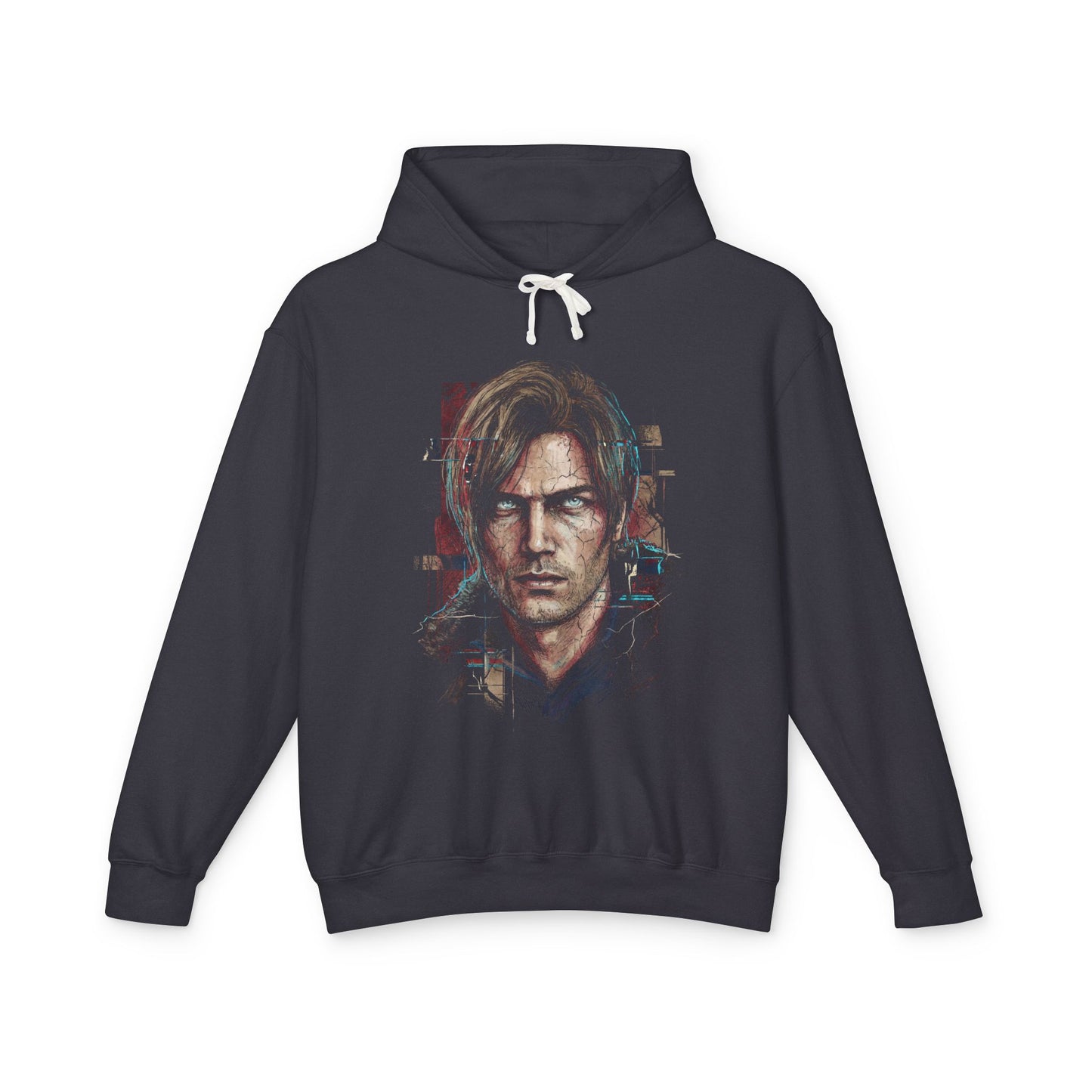 Resident Evil Requiem Leon Kennedy Gravel Voice Legacy Sequel Art Unisex Premium Hoodie