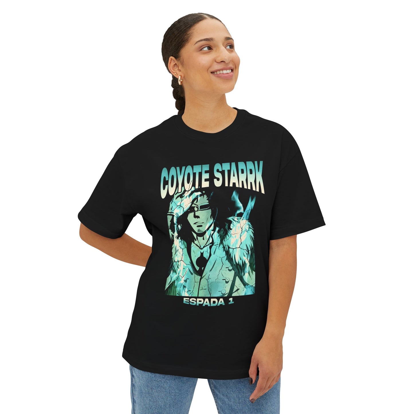 Coyote Starrk Distressed Vintage Bleach Streetwear Shirt - Oversized Premium Tee