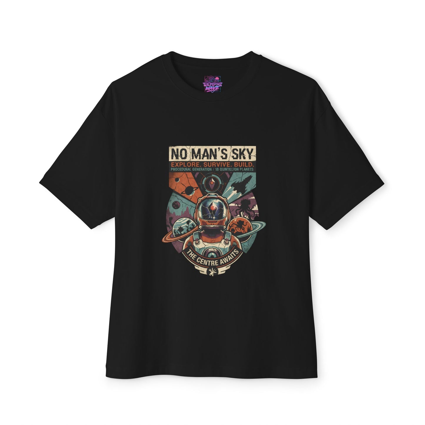 No Man's Sky: Space Anomaly Nexus Hub Premium Oversized Unisex T-Shirt
