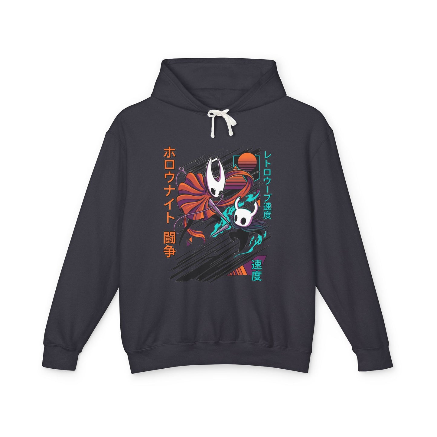 Retro Futuristic Hornet Hollow Knight Unisex Premium Hoodie