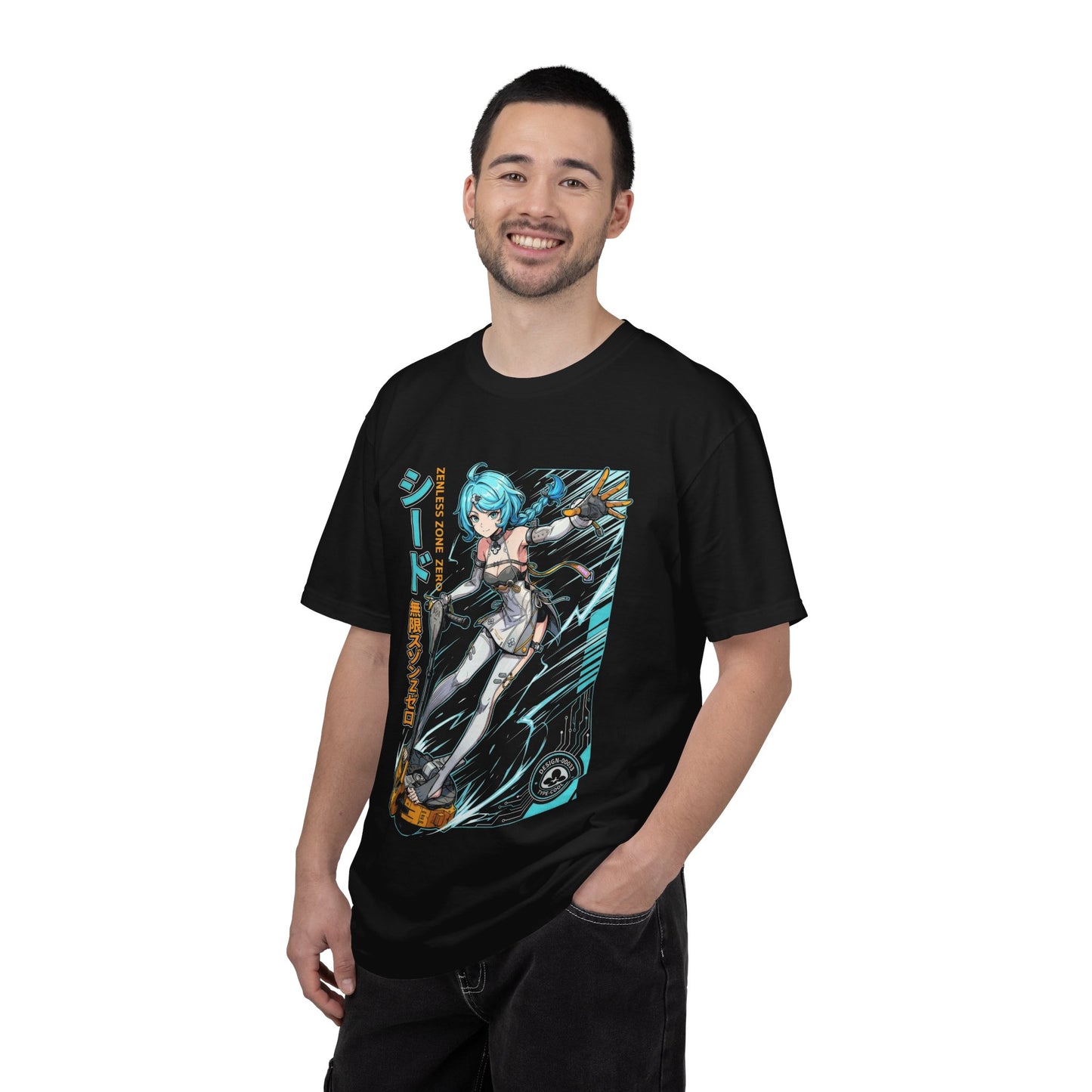Seed Zenless Zone Zero 80s Neon Scooter Mecha Art Premium T-Shirt