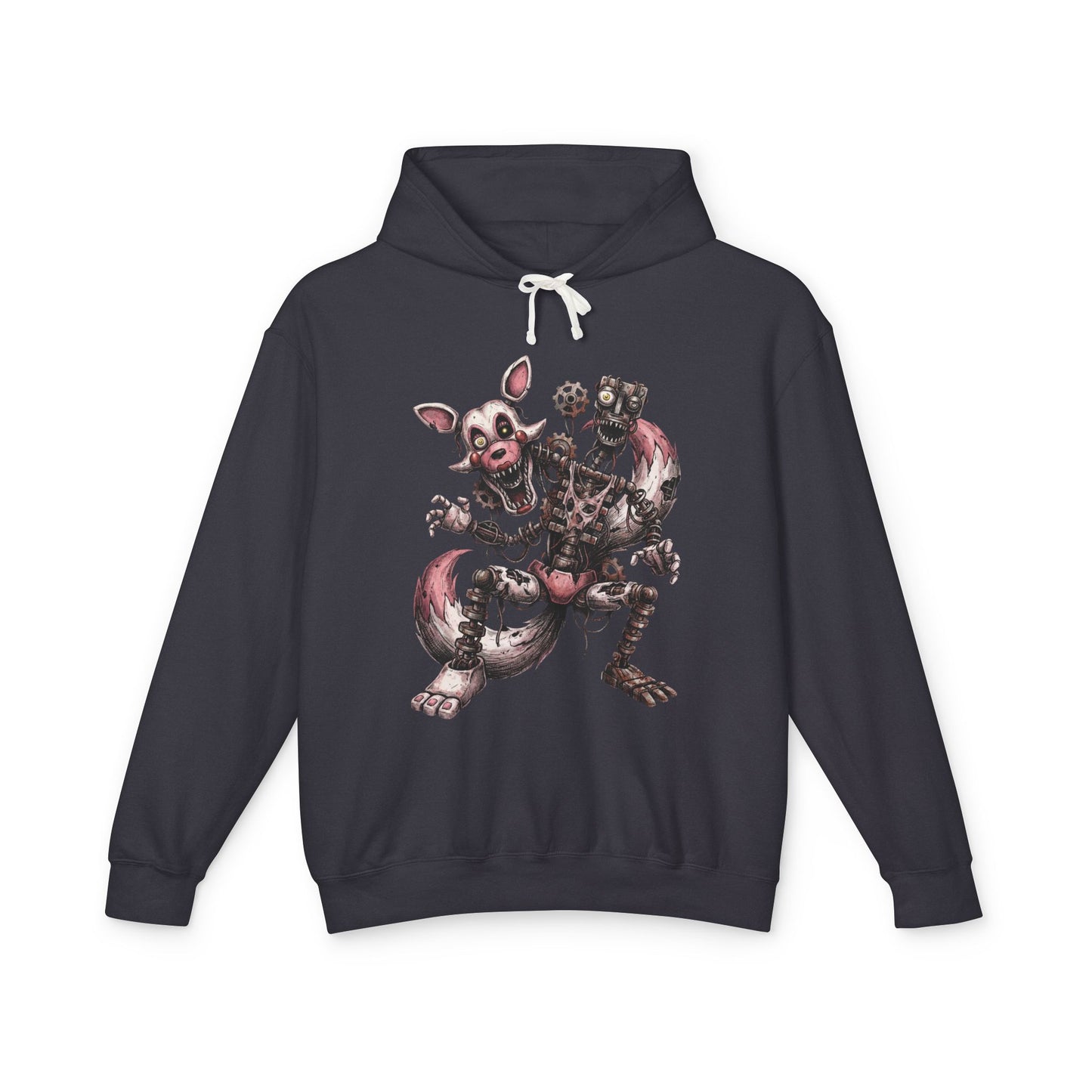 Mangle White Fox Pink Accents Horror Icon Unisex Premium Hoodie