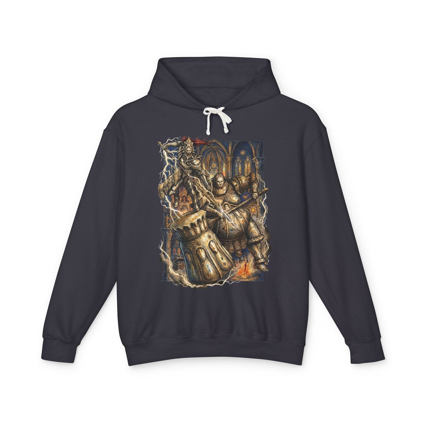 Dragonslayer Ornstein Smough Hammer Warrior Unisex Premium Hoodie