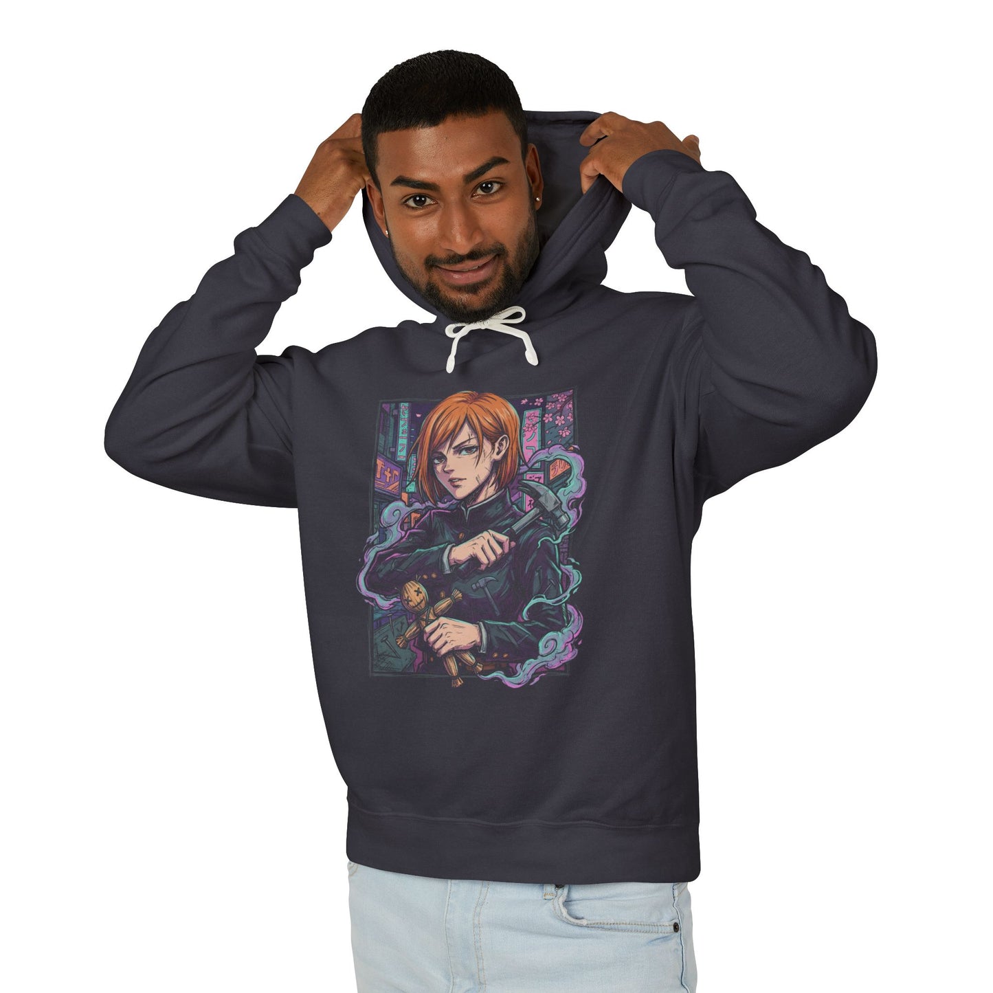 Nobara Kugisaki JJK Tokyo Jujutsu High Portrait Unisex Premium Hoodie