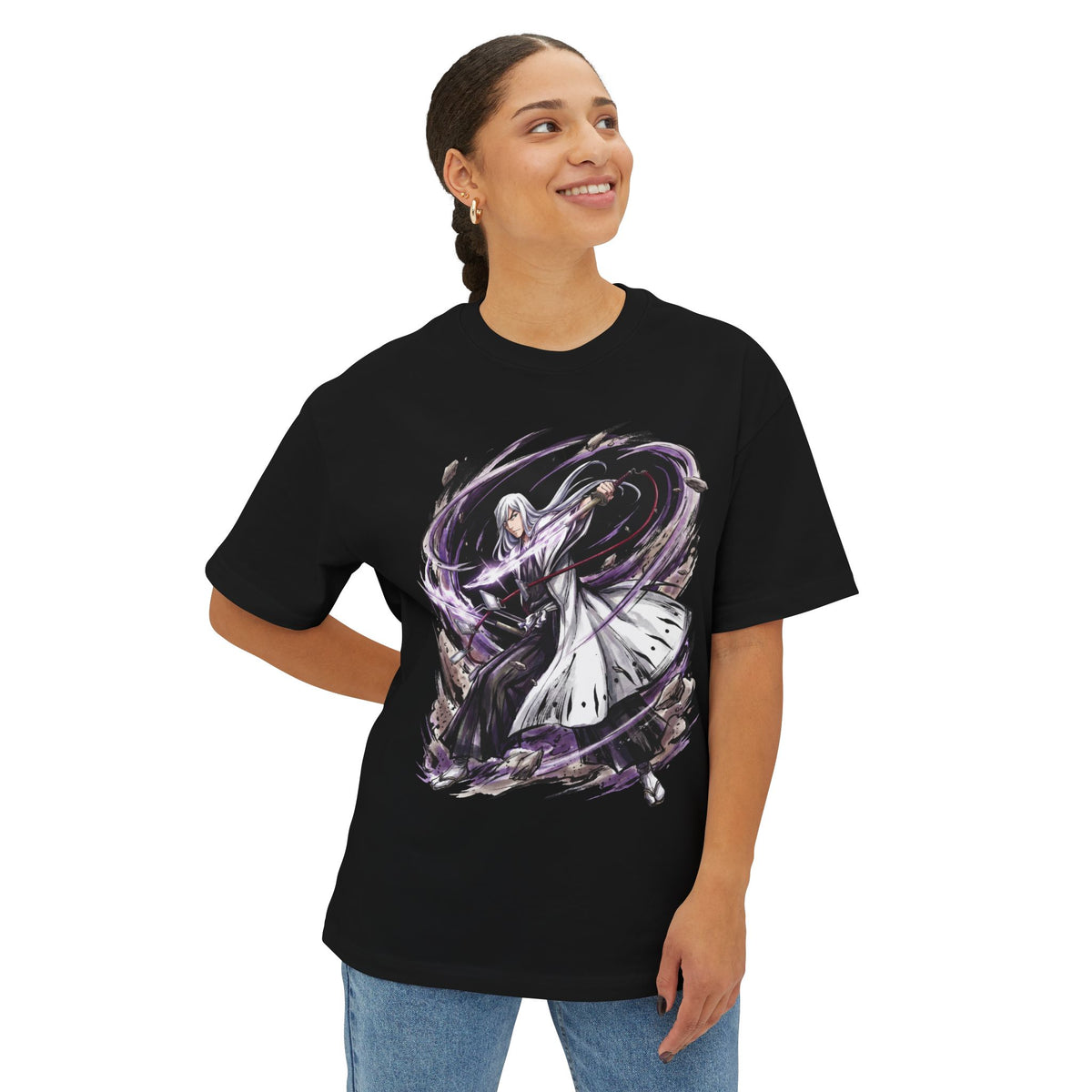 Jūshirō Ukitake Bleach 13th Sickly Division Captain Premium Oversized Unisex T-Shirt