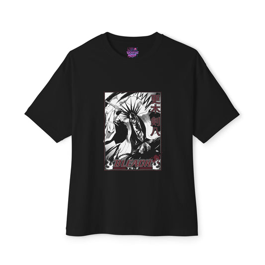 Bleach Kenpachi Zaraki Eleventh Division Captain Iconic Design Premium Oversized Unisex T-Shirt