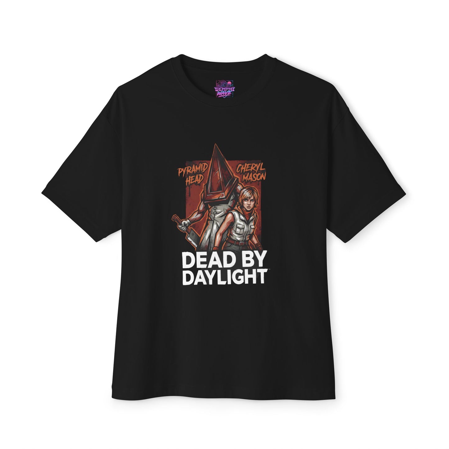 Pyramid Head & Cheryl Mason DBD Silent Hill Crossover Premium Oversized Unisex T-Shirt