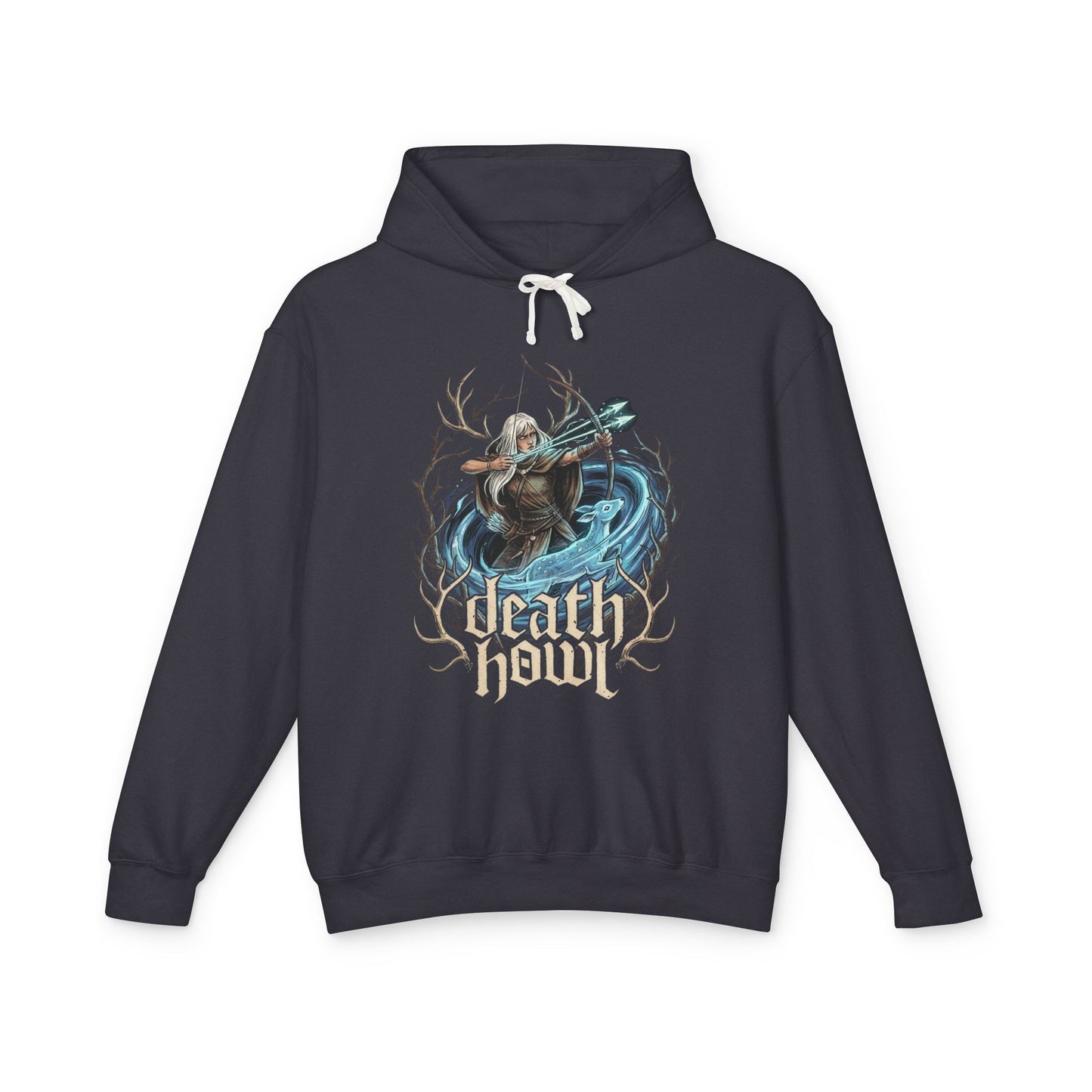 Death Howl Video Game Pixel Art Howling Mountain Unisex Premium Hoodie