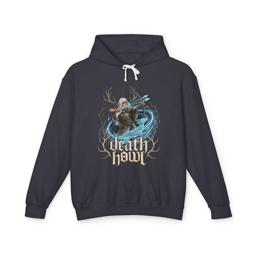 Death Howl Video Game Pixel Art Howling Mountain Unisex Premium Hoodie