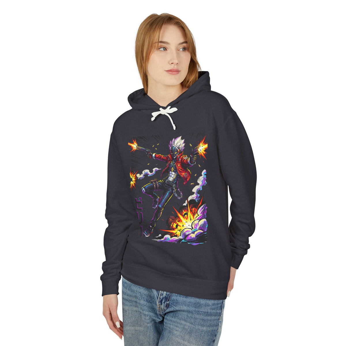 Zenless Zone Zero Billy Kid Explosion Dual Revolvers Fan Art Hoodie