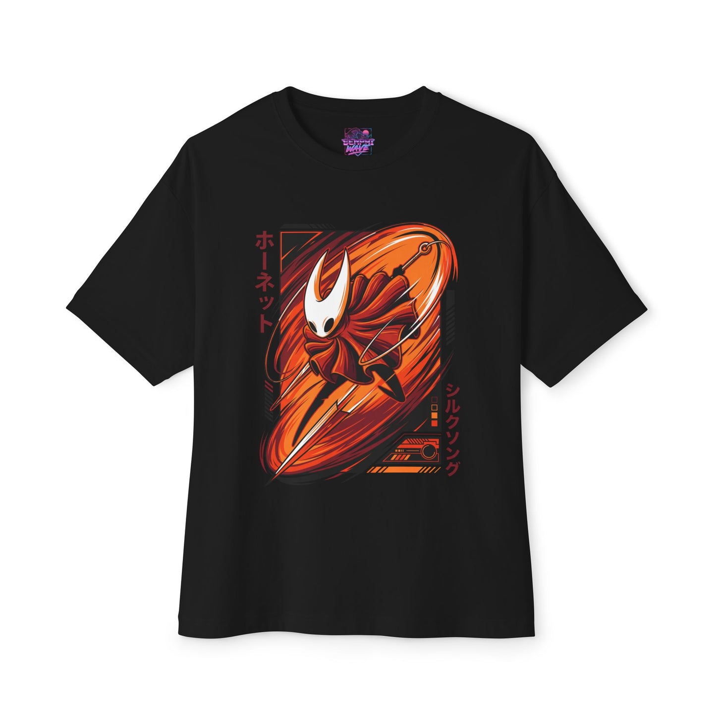 Hornet Hollow Knight Silksong Synthwave Art Premium Oversized Unisex T-Shirt