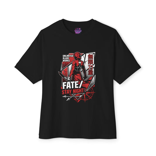 Archer Fate Stay Night Unlimited Blade Works Premium Oversized Unisex T-Shirt