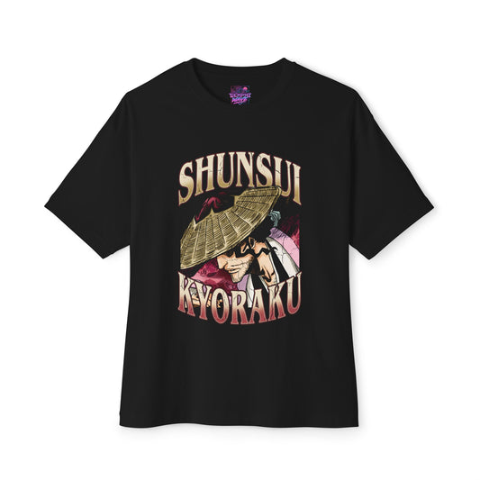 Shunsui Kyoraku Bleach Soul Reaper Retro Bootleg Tee - Oversized Premium Tee