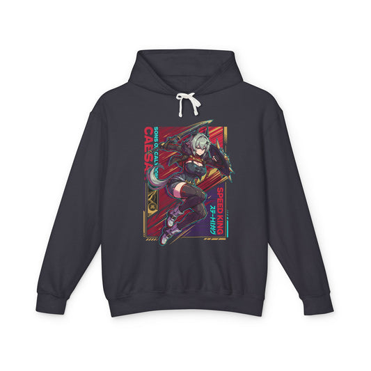 Zenless Zone Zero Caesar King Neon Retro Vaporwave Unisex Premium Hoodie