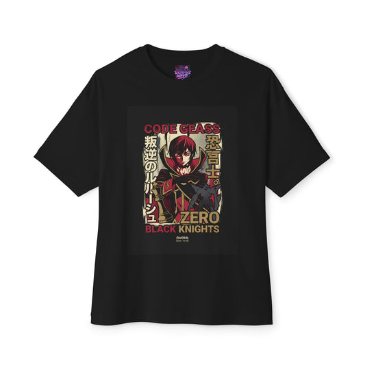 Lelouch vi Britannia Code Geass Zero Mastermind Premium Oversized Unisex T-Shirt