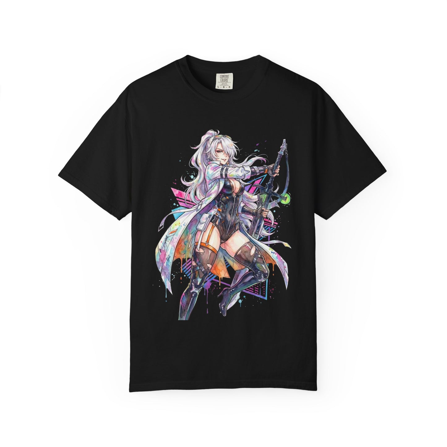 Nine Massive Sword Mercenary Chaos Zero Nightmare Waifu Design Premium T-Shirt