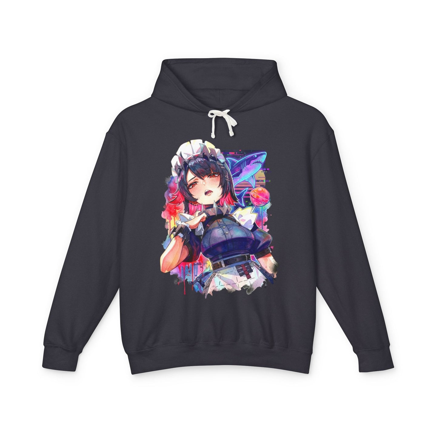 Ellen Joe ZZZ Shark Tail Scissors Maid Outfit Art Unisex Premium Hoodie