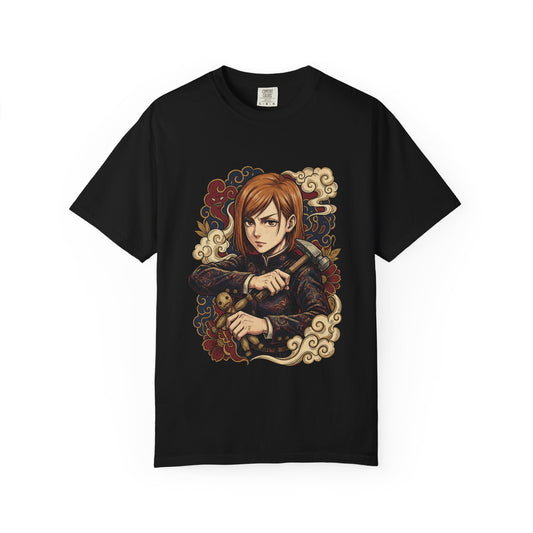 Jujutsu Kaisen Nobara Kugisaki Straw Doll Technique Art Premium T-Shirt