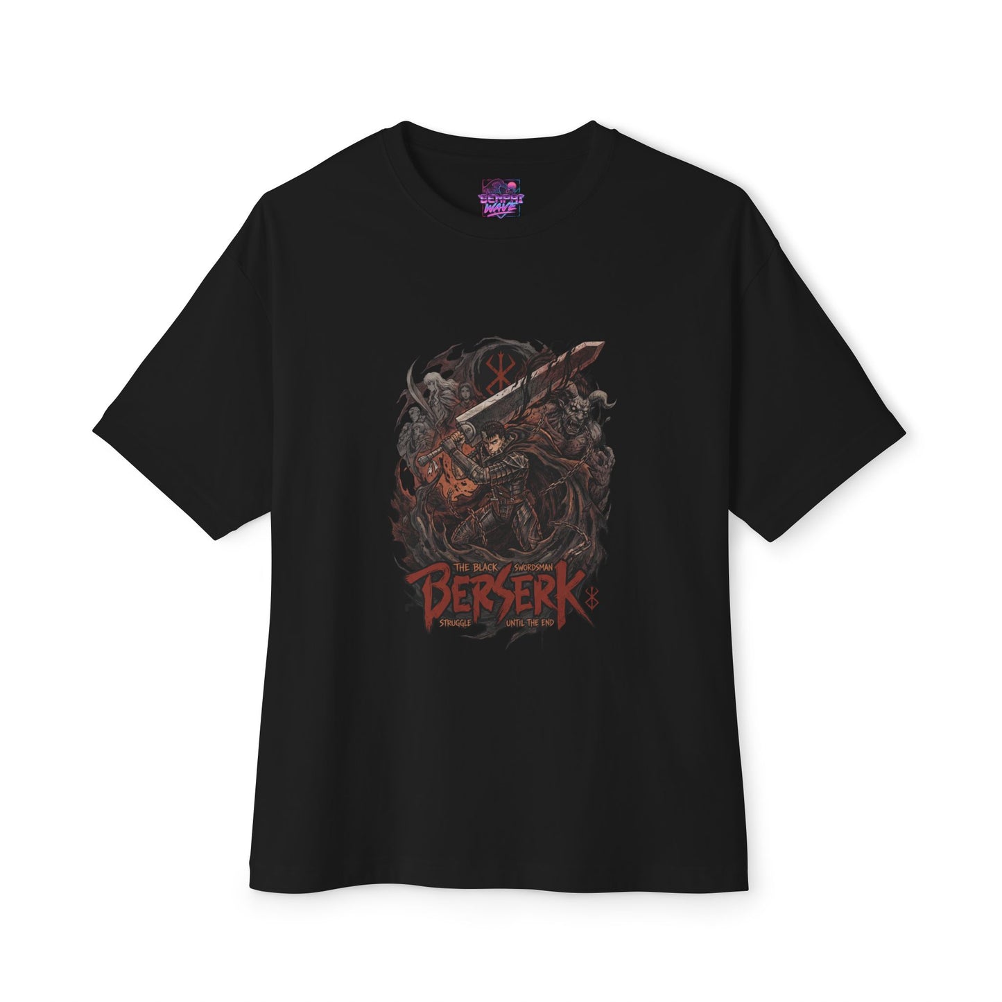 Berserk Guts Dragonslayer Rage Warrior Design Premium Oversized Unisex T-Shirt