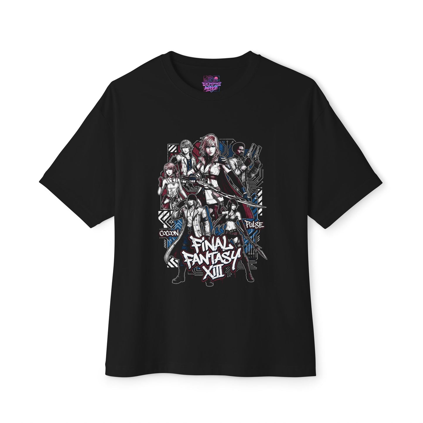 Final Fantasy XIII Ragnarok Summon Battle Premium Oversized Unisex T-Shirt