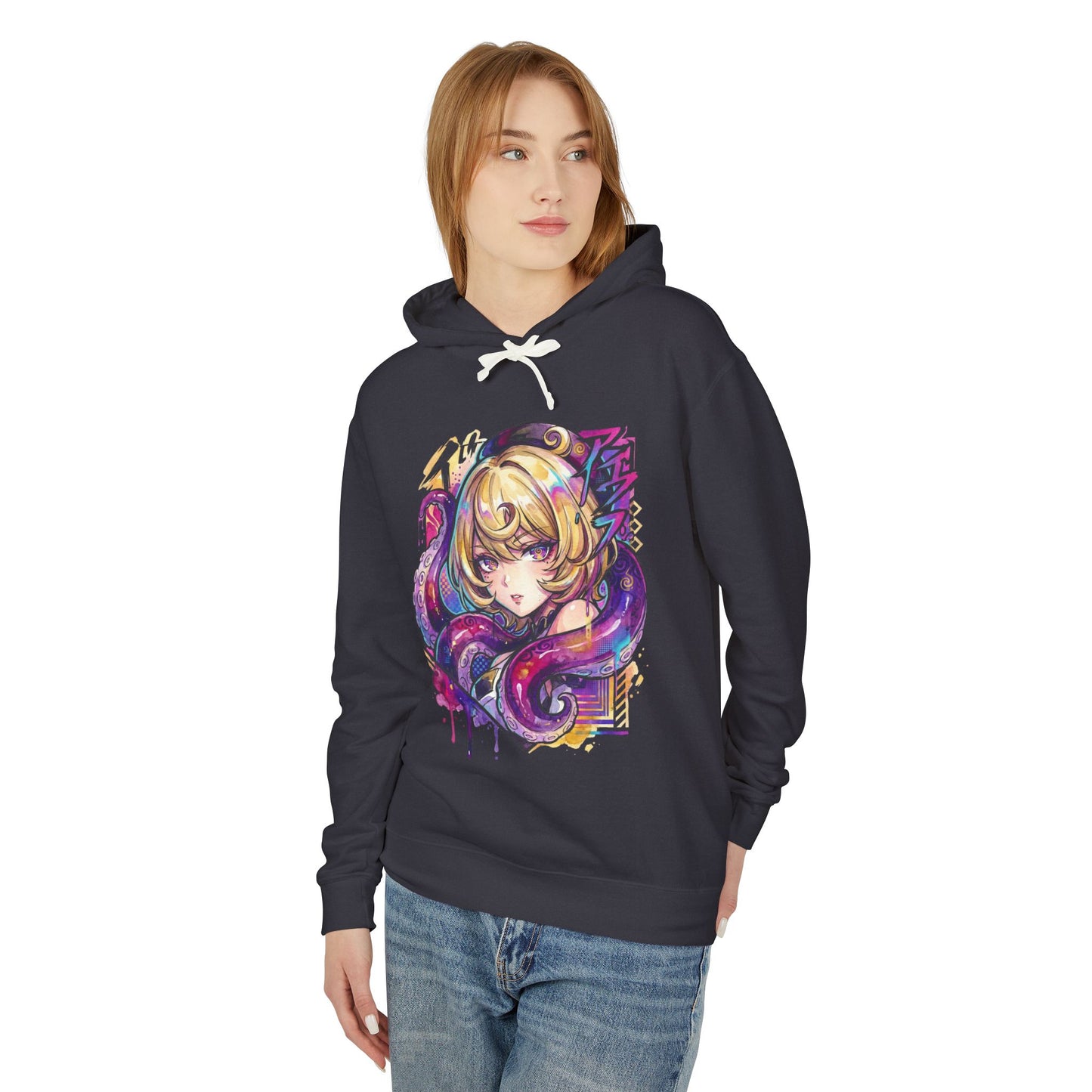 ZZZ Yidhari Ice Rupture Spook Shack Vaporwave Retro Portrait Unisex Premium Hoodie