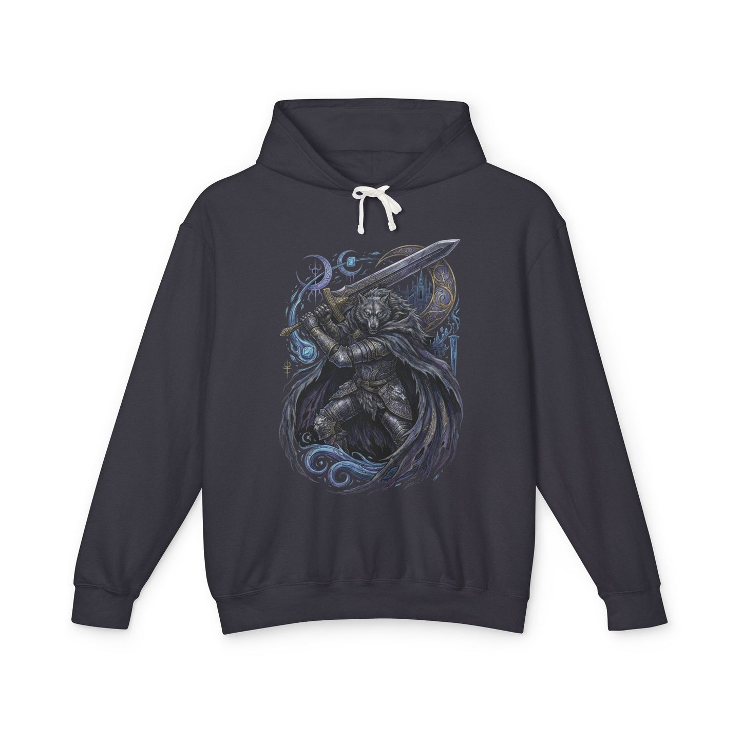 Blaidd the Half Wolf Swordmaster Wolf Art Unisex Premium Hoodie
