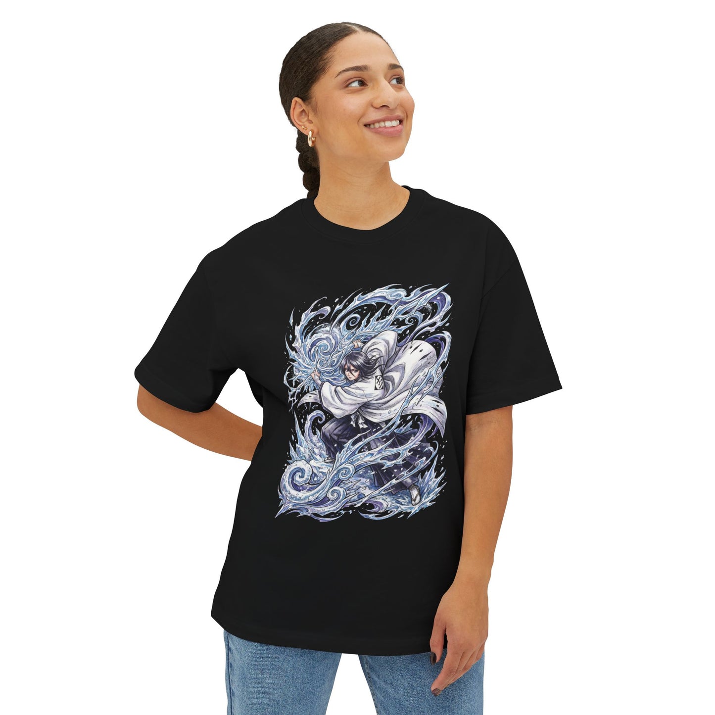 Captain Rukia Fierce Icy Showdown Premium Oversized Unisex T-Shirt