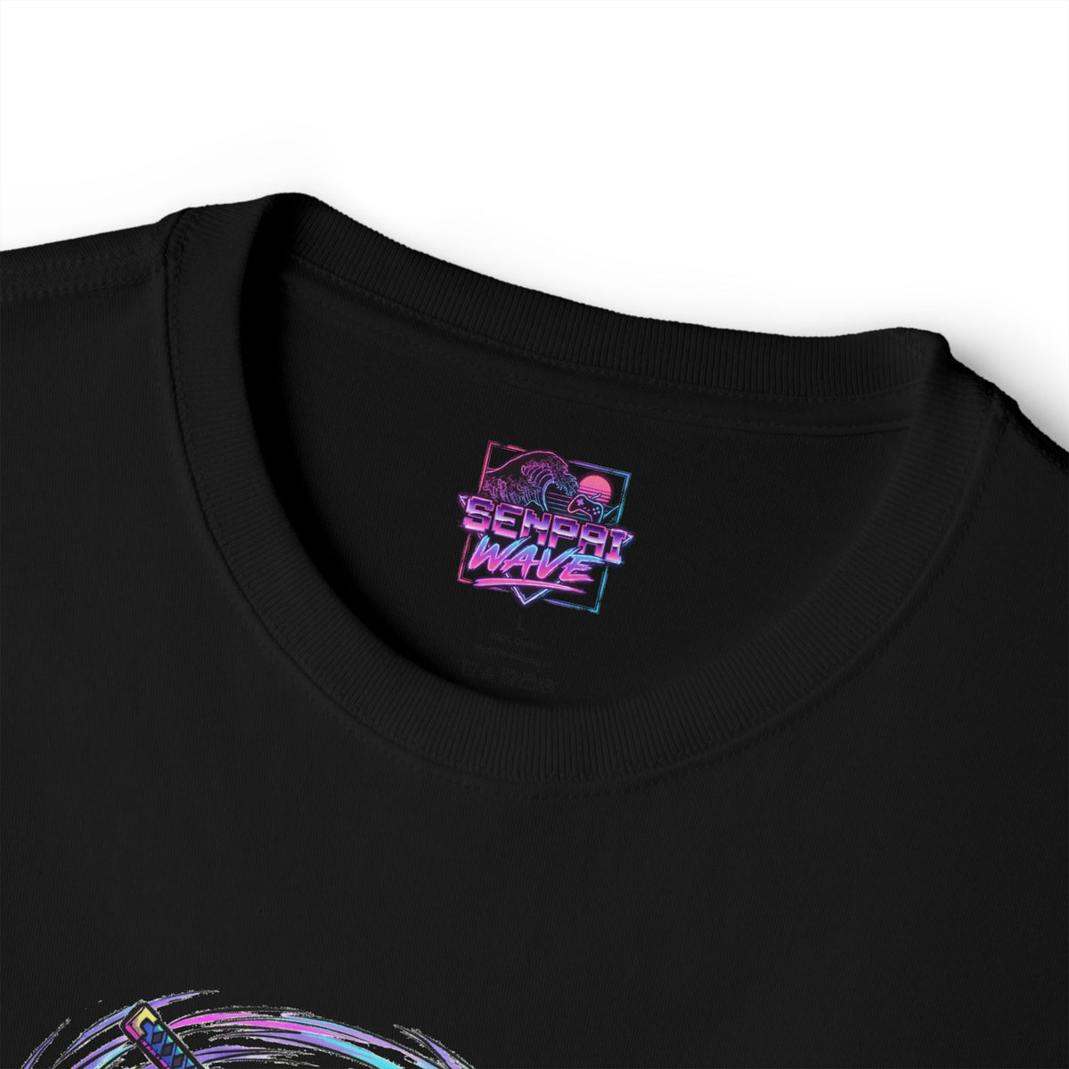 Chaos Zero Nightmare Yuki Neon Katakana Katana Fan Art Oversized T-Shirt