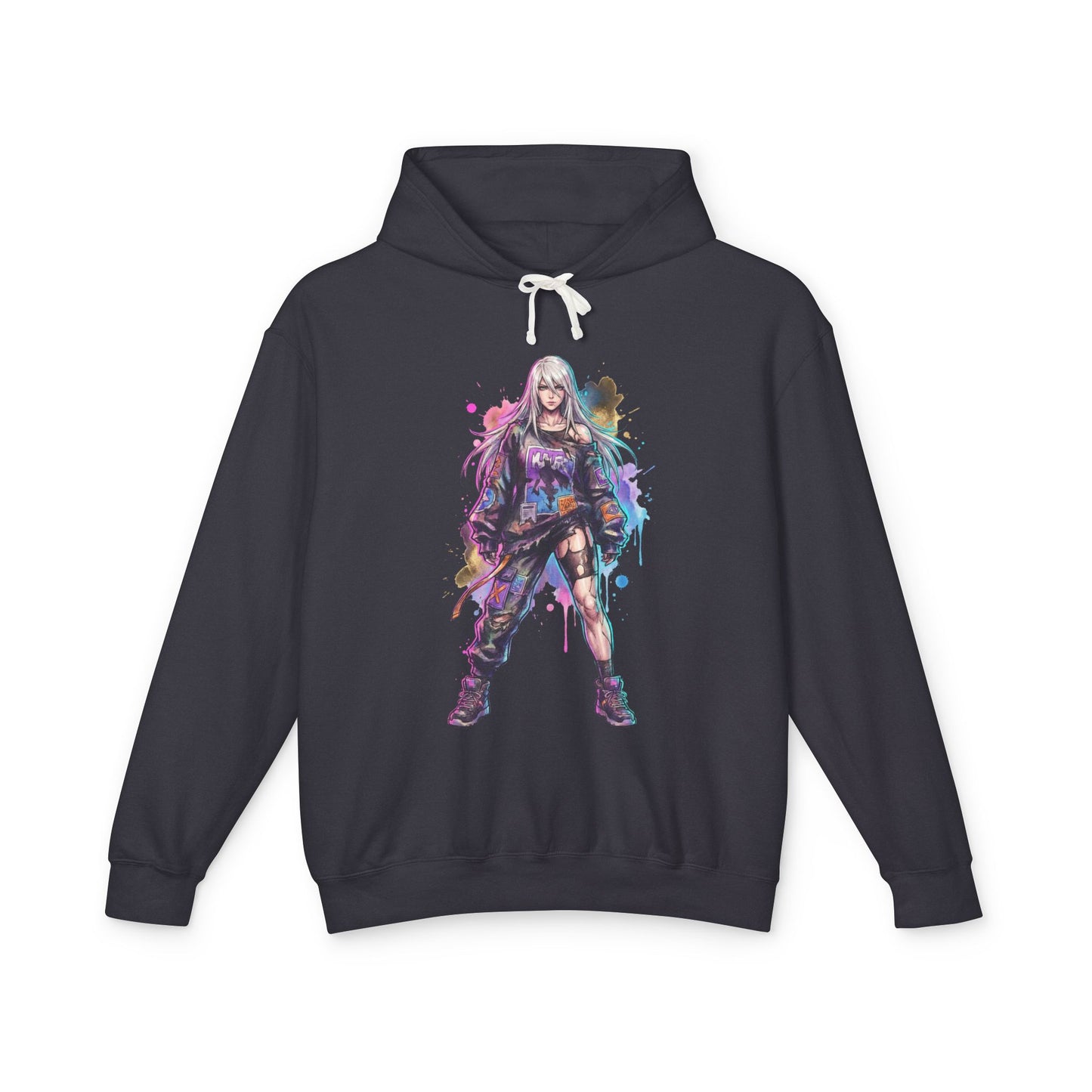 A2 NieR Automata Prototype Model Attacker Portrait Unisex Premium Hoodie