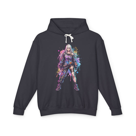 A2 NieR Automata Prototype Model Attacker Portrait Unisex Premium Hoodie