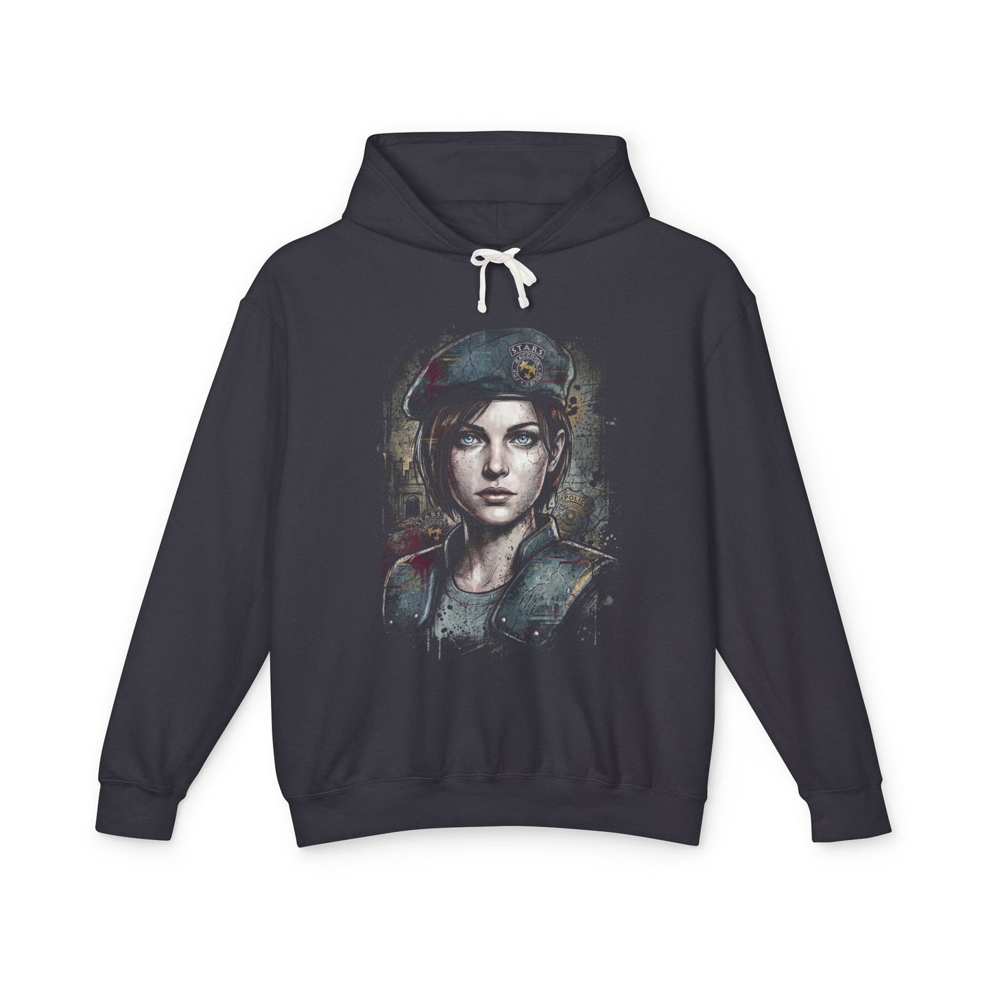 RE Jill Valentine Beretta Lockpick Zombie Outbreak Portrait Unisex Premium Hoodie