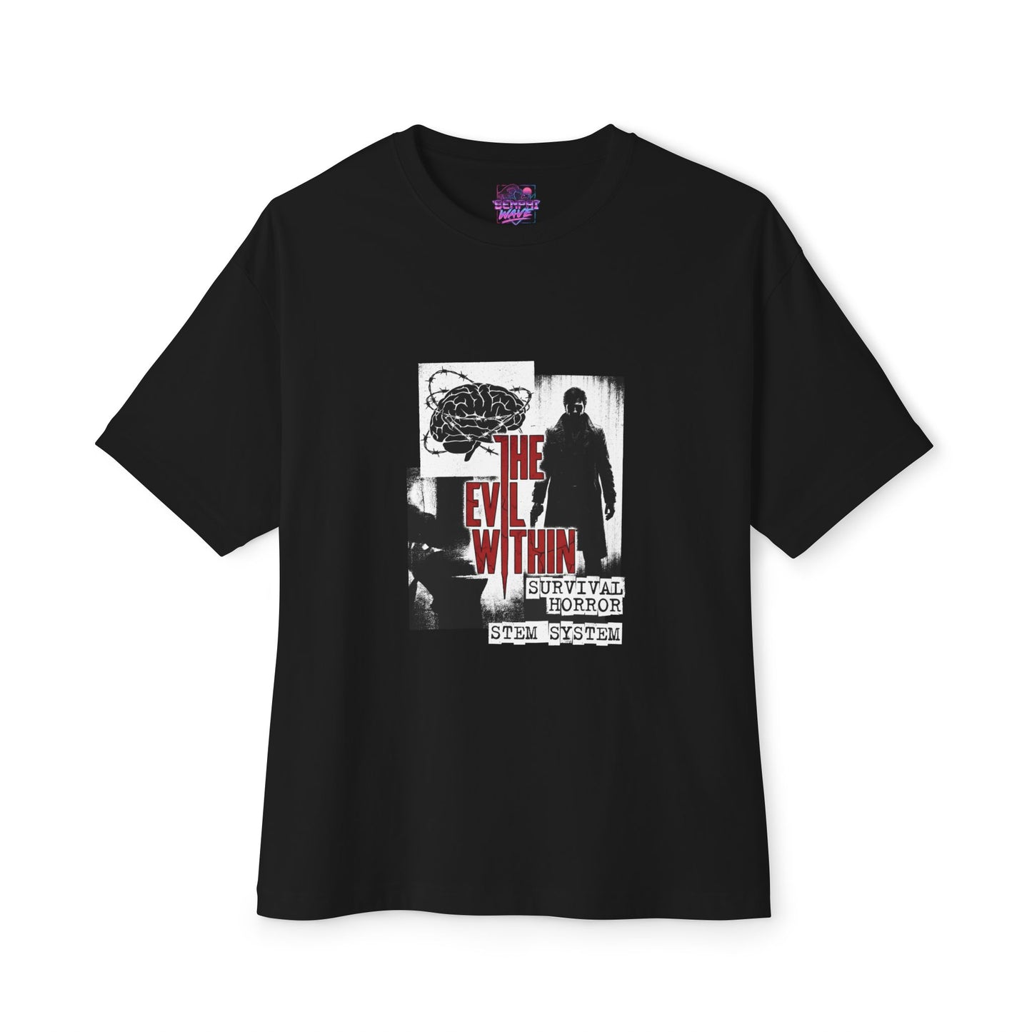 The Evil Within: STEM Machine & Mental Horror Premium Oversized Unisex T-Shirt