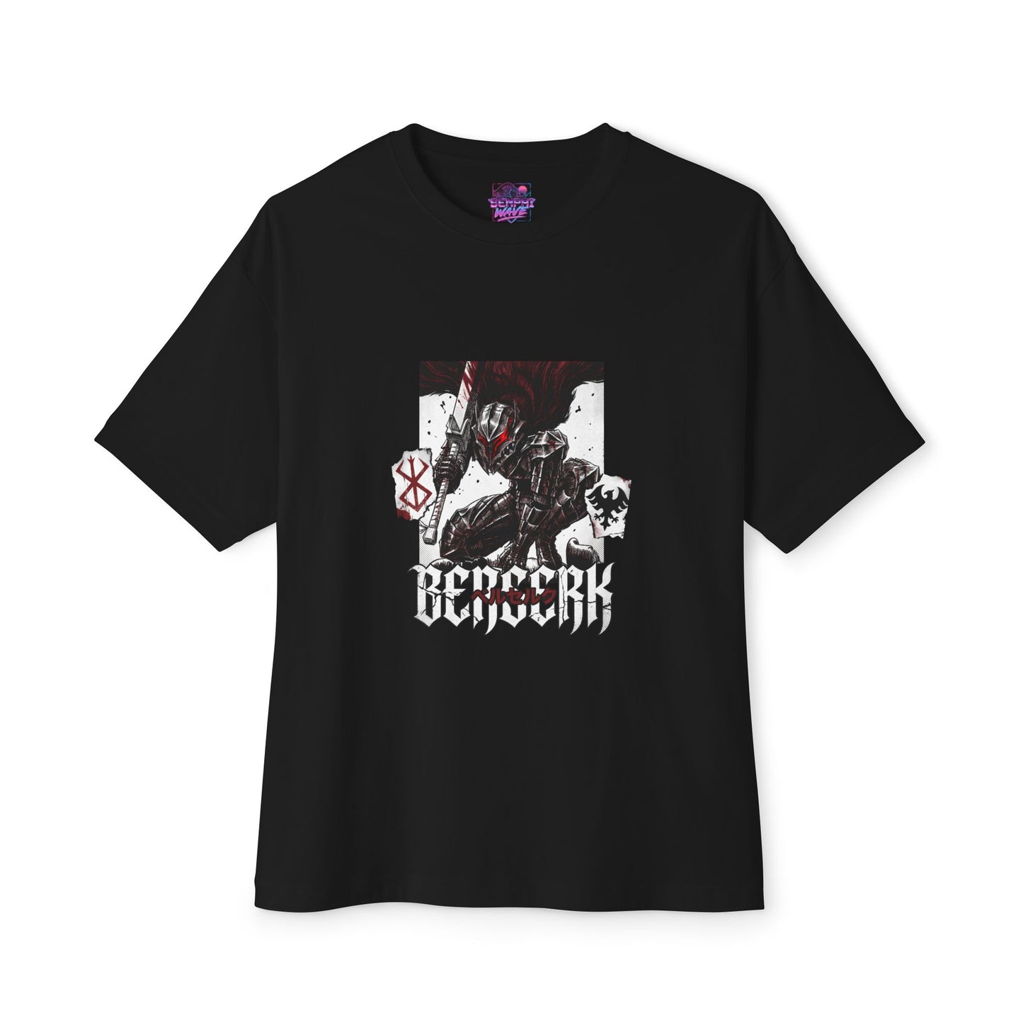 Guts Berserk: Lone Mercenary Black Armor Premium Oversized Unisex T-Shirt