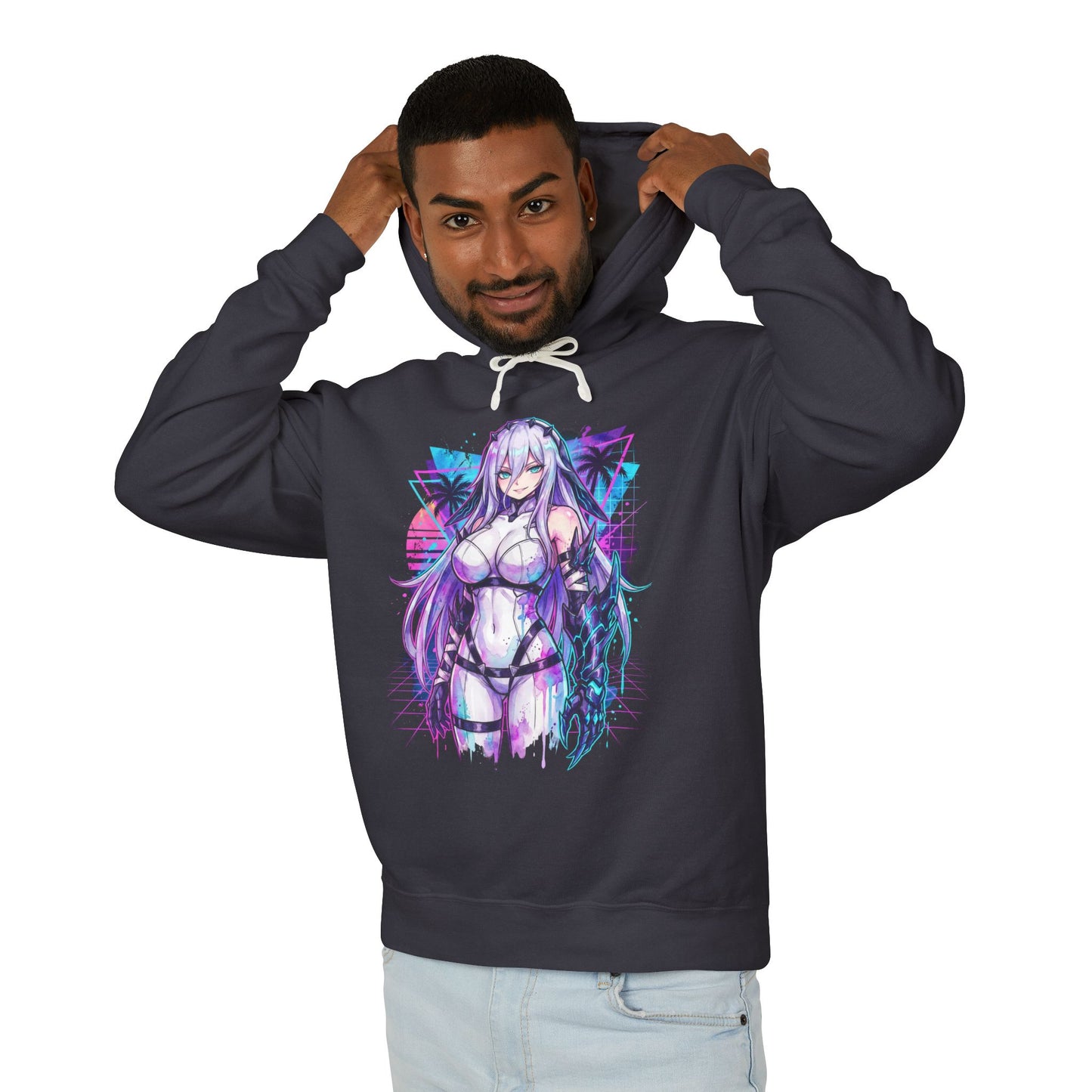 Narja Flying Wyrm Elysion Attack and Support Combo Chaos Zero Nightmare Art Unisex Premium Hoodie