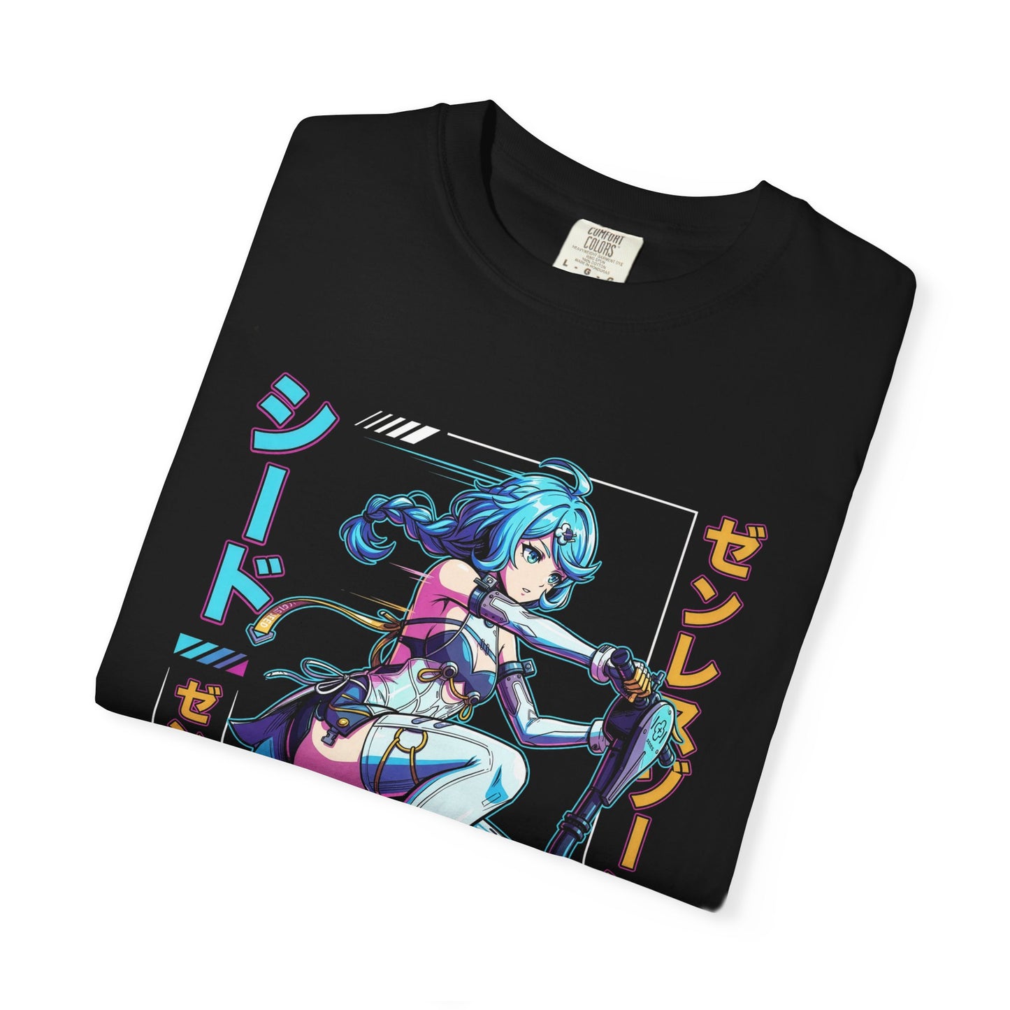 Zenless Zone Zero Seed Vaporwave Neon Pilot Portrait Premium T-Shirt
