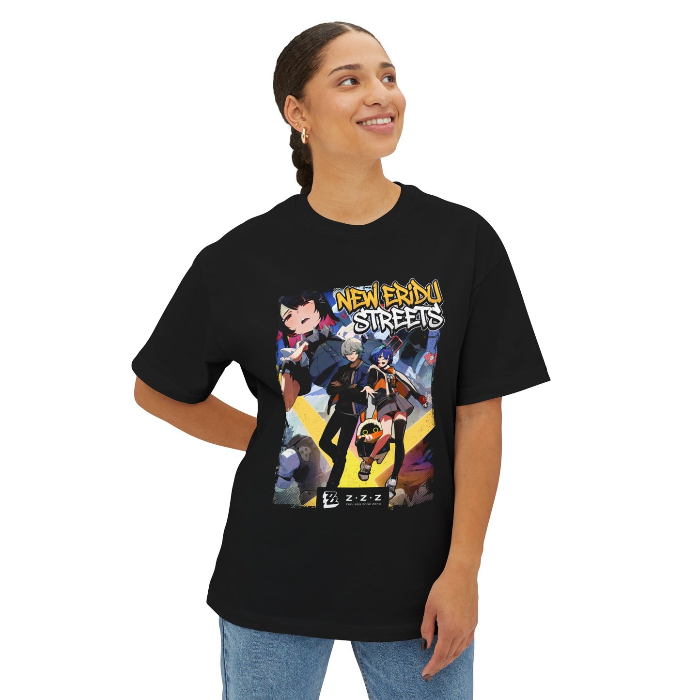 Zenless Zone Zero Wise and Belle Anime Gaming Graphic Tee Premium Oversized Unisex T-Shirt