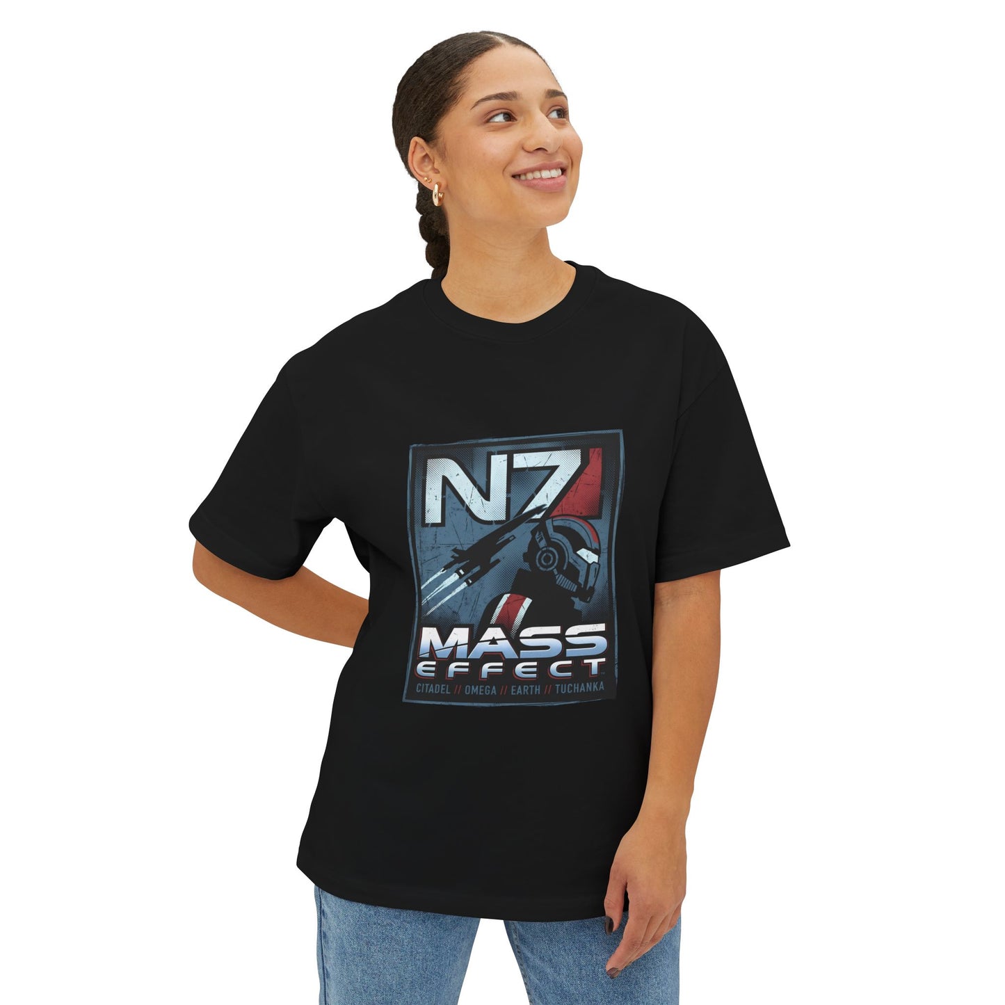 Mass Effect: Citadel Spectre Shepard Premium Oversized Unisex T-Shirt