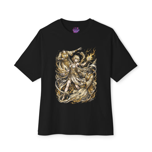 Honkai Star Rail Aglaea Golden Thread Garments Fan Art Oversized T-Shirt