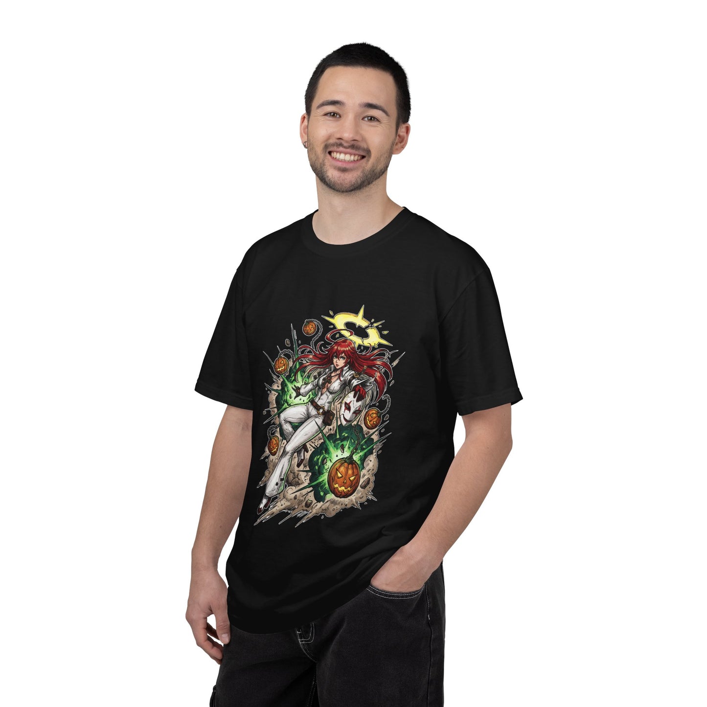 Jack-O Guilty Gear Strive: Energetic Halloween Rushdown Premium T-Shirt