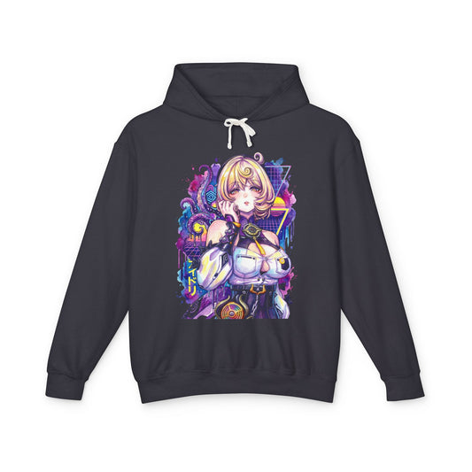 Zenless Zone Zero Yidhari High Risk HP Burn Vaporwave Design Unisex Premium Hoodie