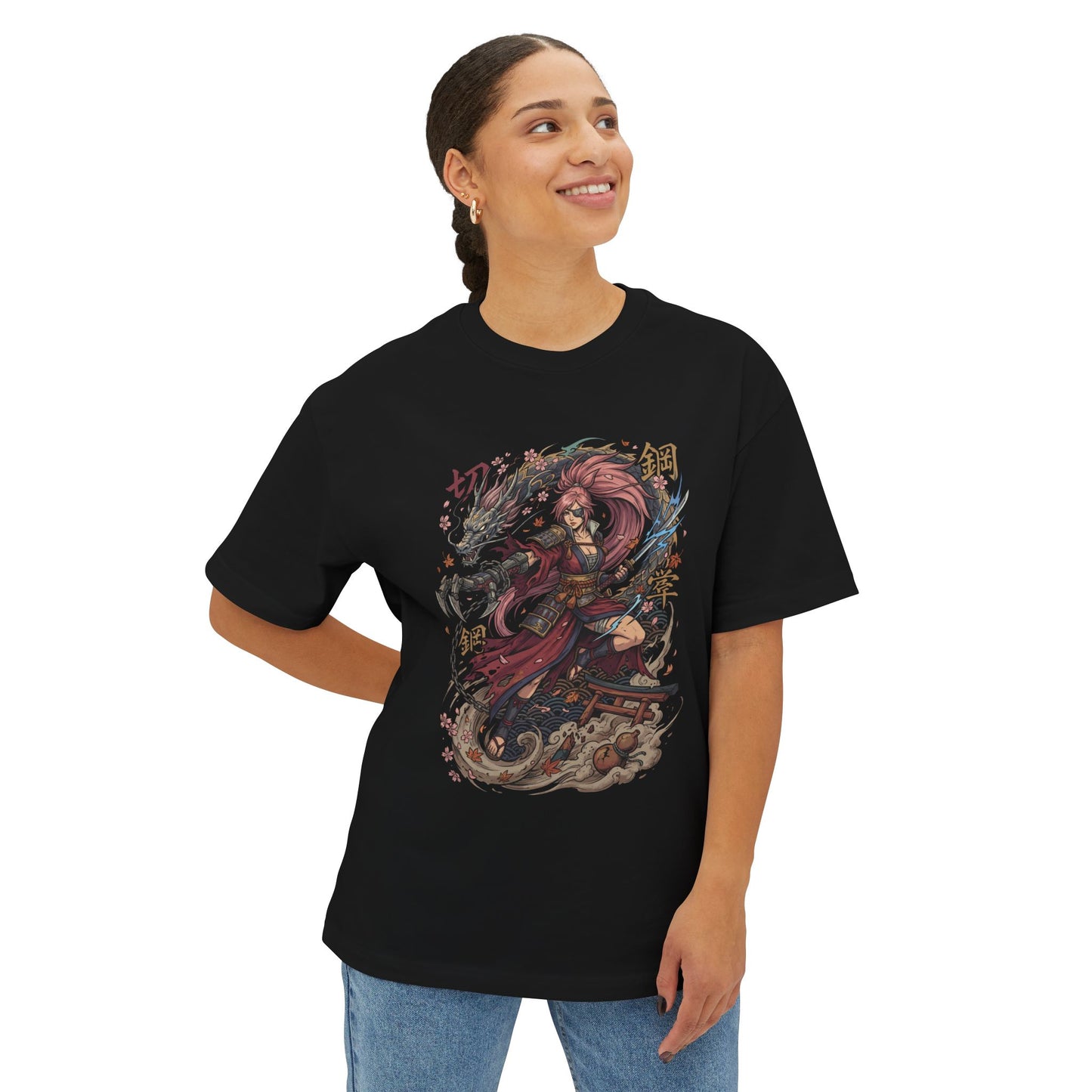Baiken GG Strive: One-Armed Swordswoman Icon Premium Oversized Unisex T-Shirt