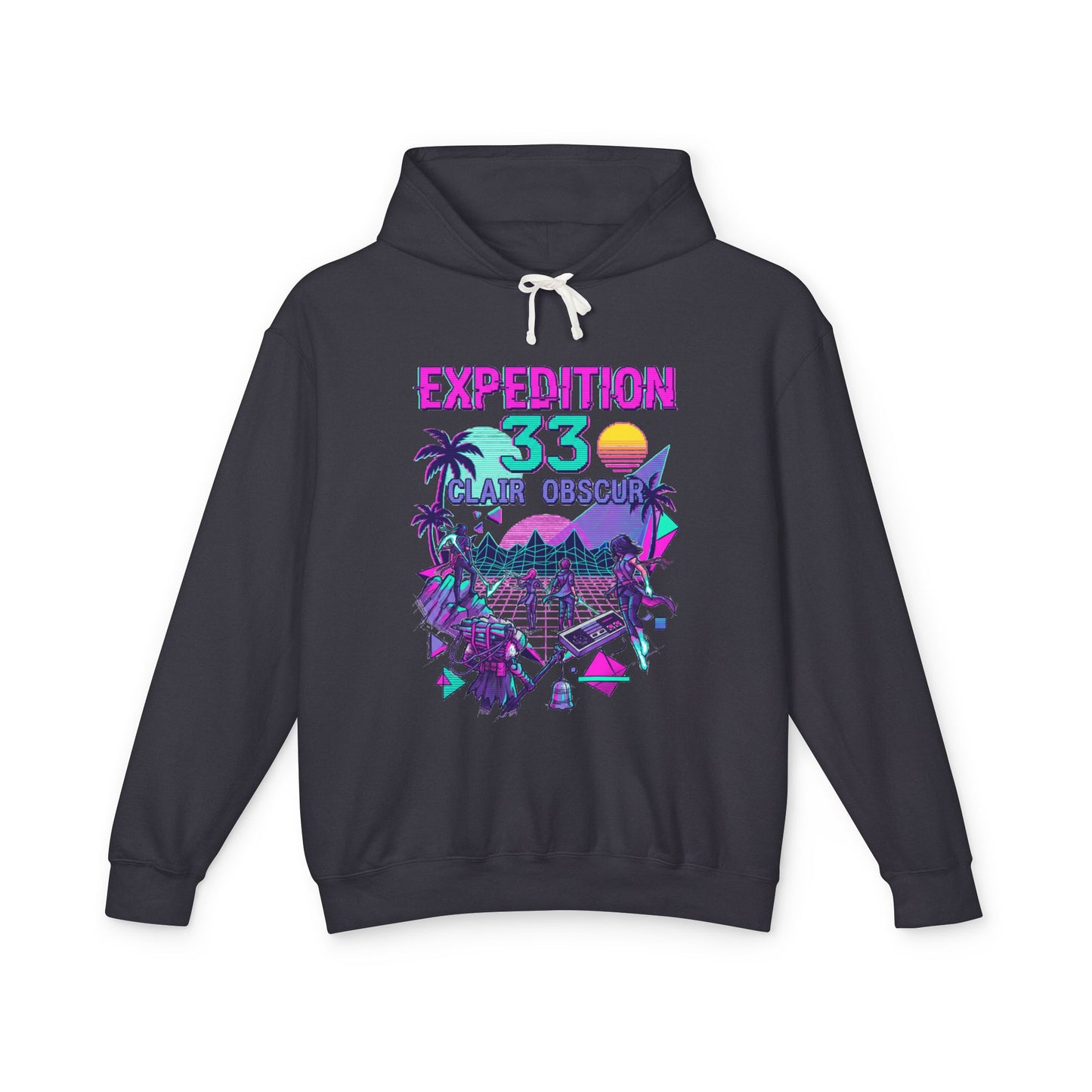 Clair Obscur Facing Paintress Retro Pixel Horror Boss Portrait Unisex Premium Hoodie