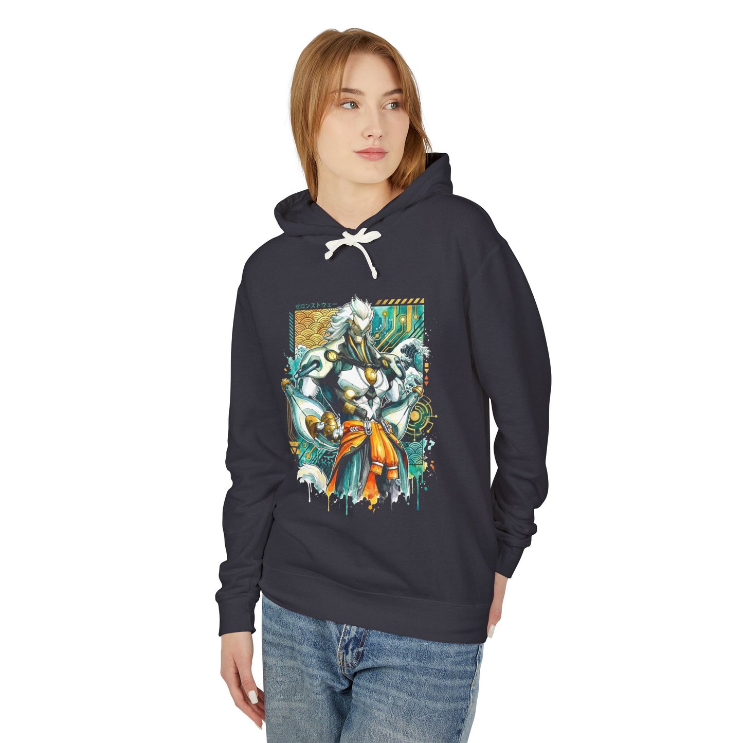Banyue Zenless Zone Zero Intelligent Construct Fire Agent Art Unisex Premium Hoodie