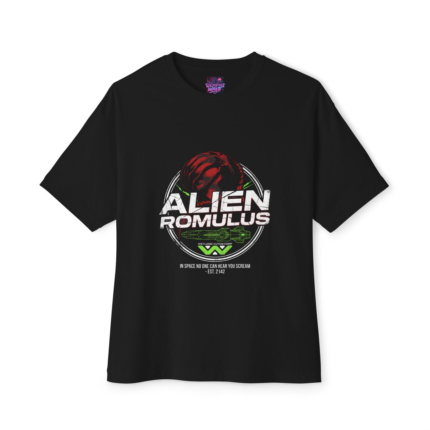 Alien Romulus: Xenomorph Offspring Horror Premium Oversized Unisex T-Shirt