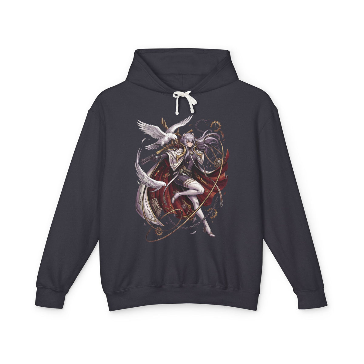 Chaos Zero Nightmare Khalipe White Doves Red Cape Fan Art Hoodie