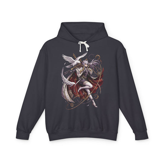 Chaos Zero Nightmare Khalipe White Doves Red Cape Fan Art Hoodie