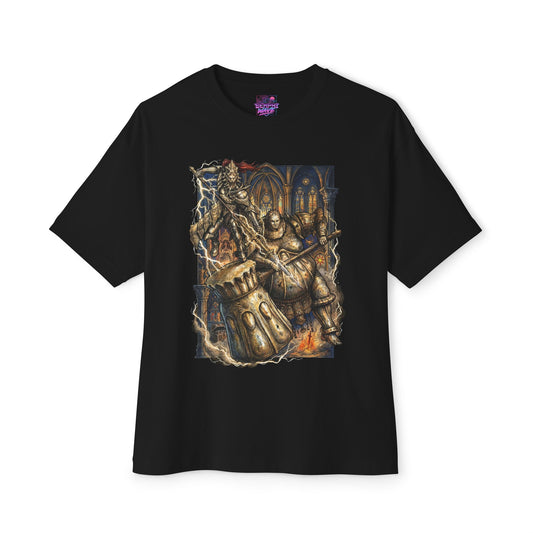 Dragonslayer Ornstein Smough Hammer Warrior Premium Oversized Unisex T-Shirt