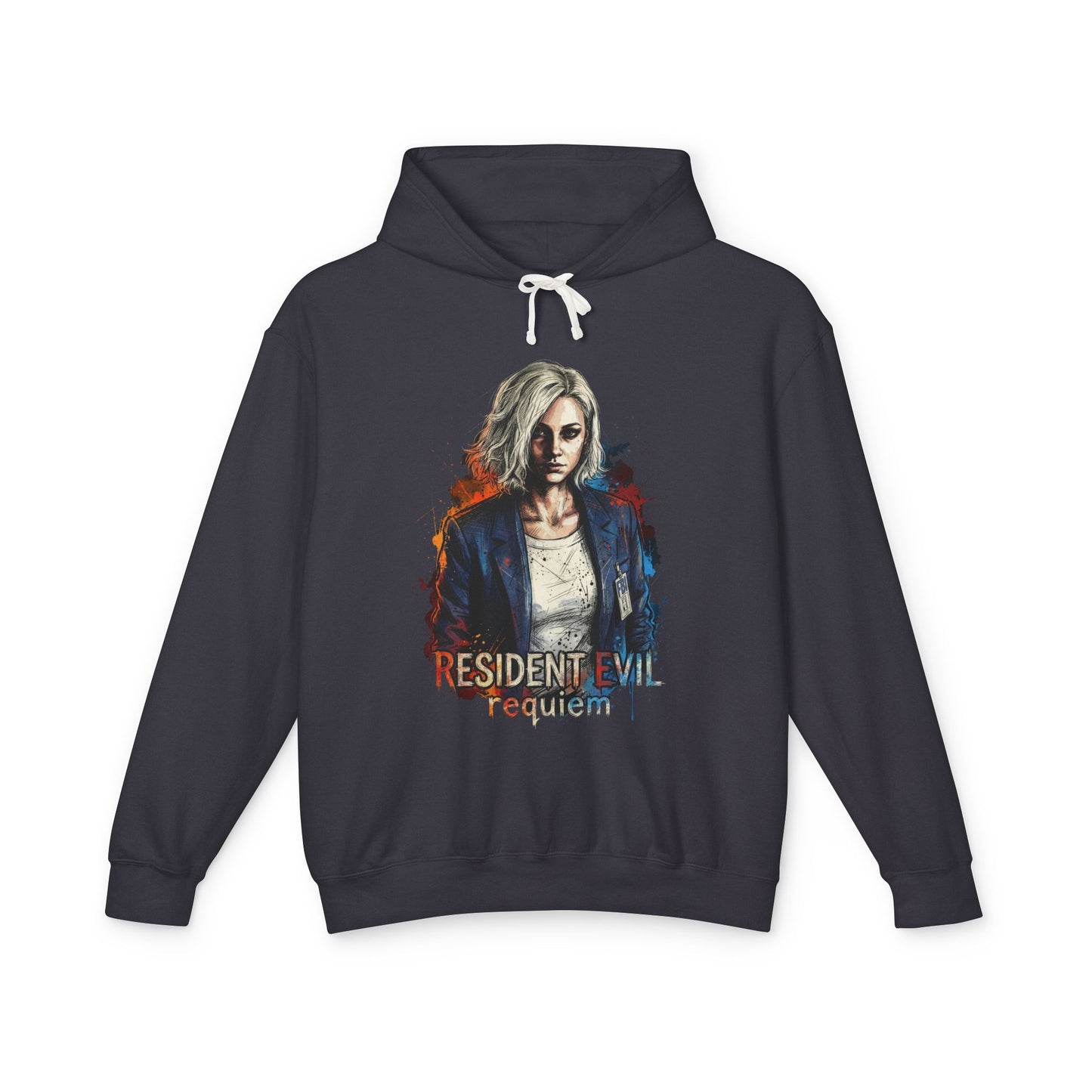 Grace Ashcroft Resident Evil 9 Dual Leon Protagonist Tension Art Unisex Premium Hoodie