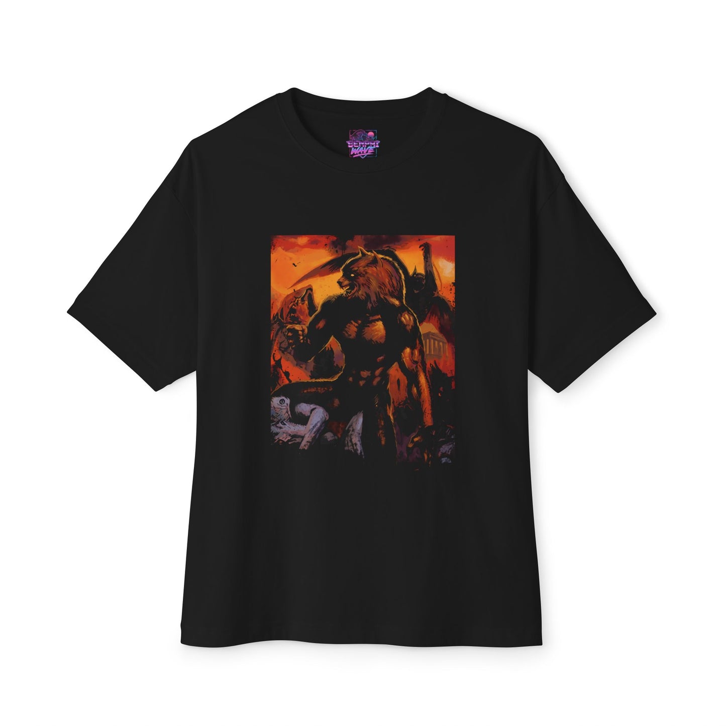 Altered Beast Werewolf Gaming Graphic Tee Premium Oversized Unisex T-Shirt